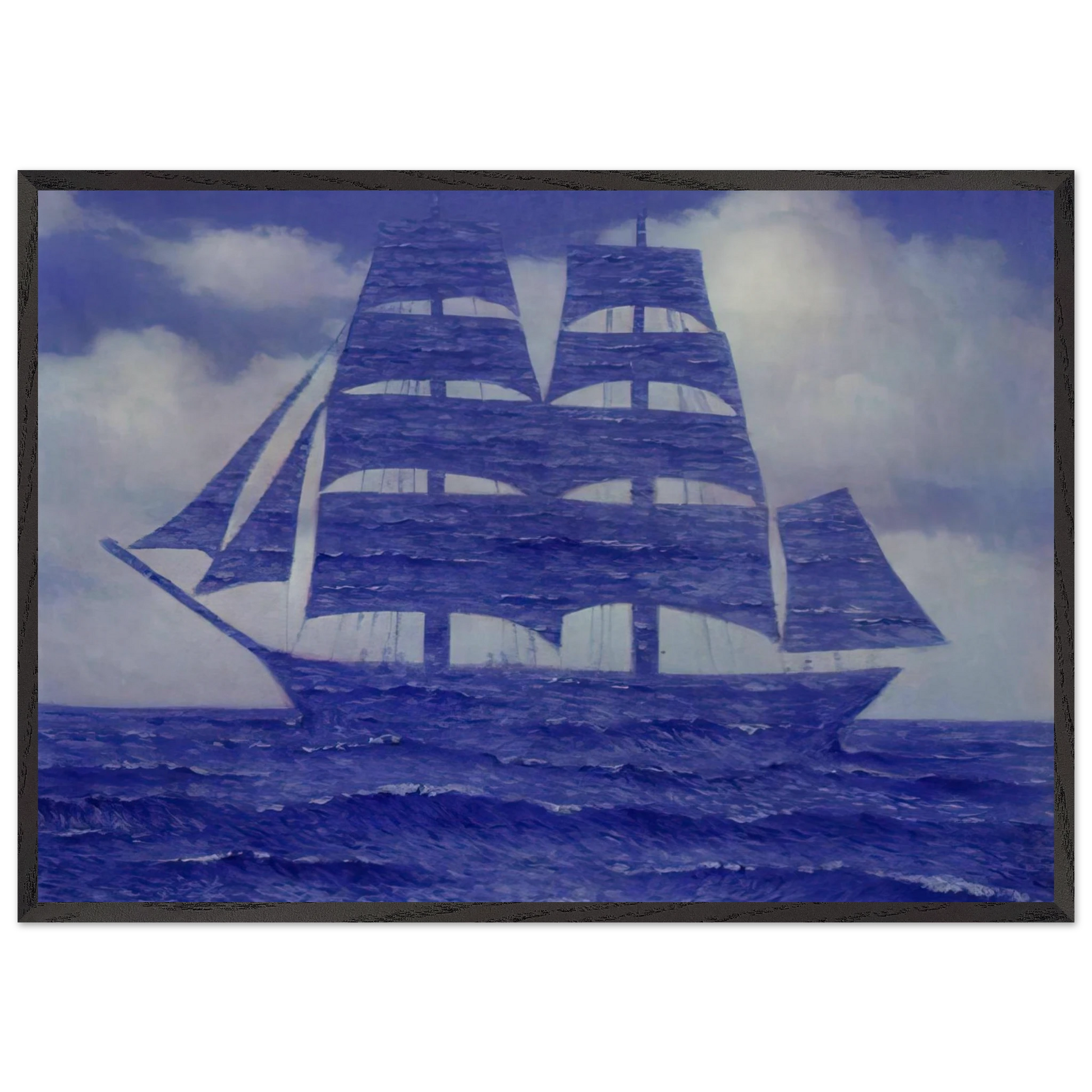THE SEDUCER 1953 - Rene Magritte Framed Art Print – Black Wooden Frame - Default Title - -Framed Art Print