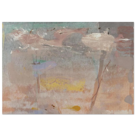 Helen Frankenthaler - Monotype I - 1981 Wall art - 13x18 cm / 5x7 inches - Fine Art Poster - -