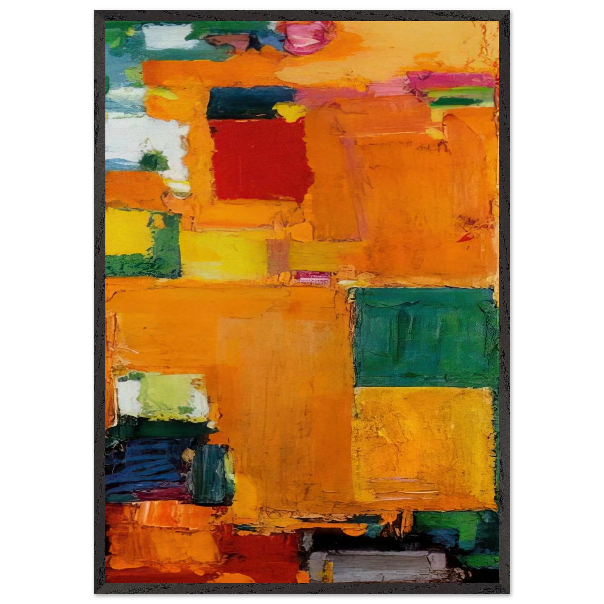 Kaleidos - Hans Hofmann Framed Art Print – Black Wooden Frame - Default Title - -Framed Art Print