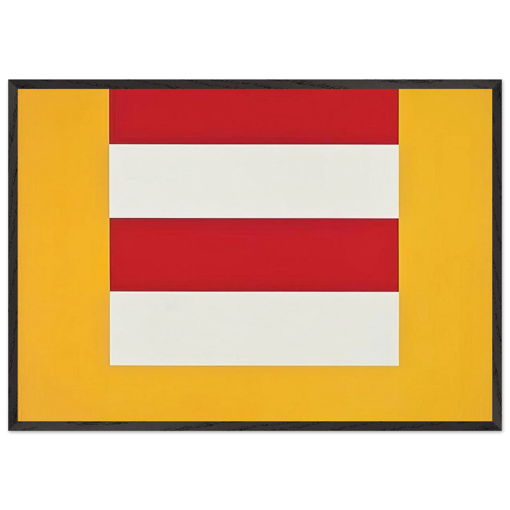 14 - 1965 - Karl Benjamin Framed Art Print – Black Wooden Frame - Default Title - -Framed Art Print