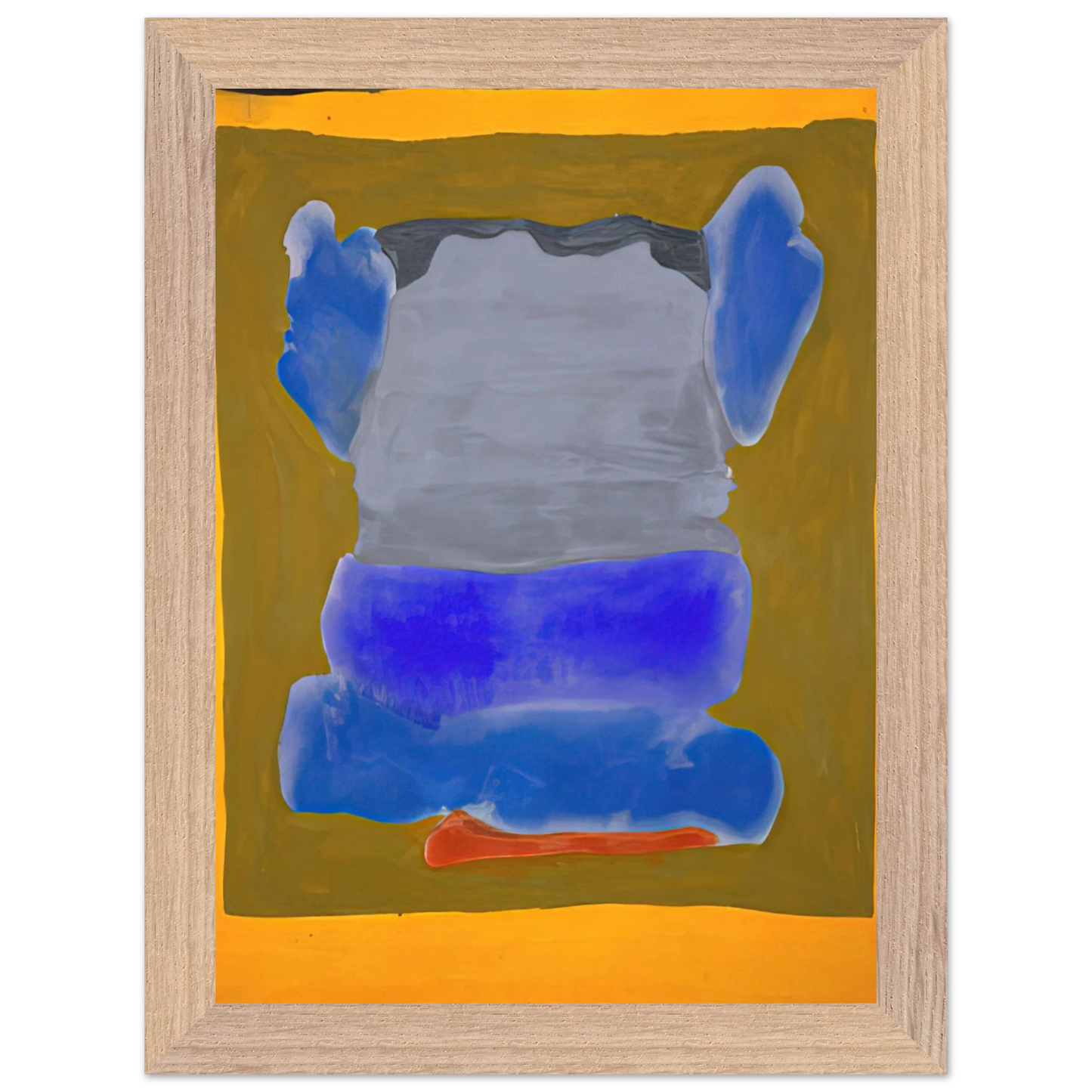 Helen Frankenthaler - Buddha s Court - 1964 Wall art - 15x20 cm / 6x8 inches - Fine Art Poster - -