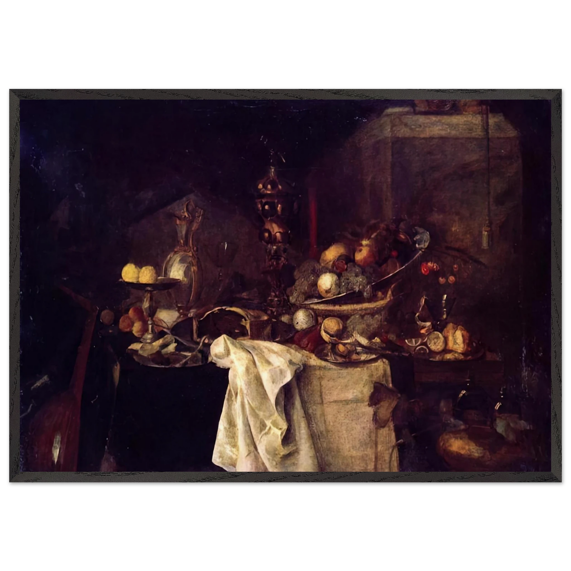 LA DESERTE AFTER JAN DAVIDSZ DE HEEM 1893 - Henri Matisse Framed Art Print – Black Wooden Frame - Default Title - -Framed Art Print