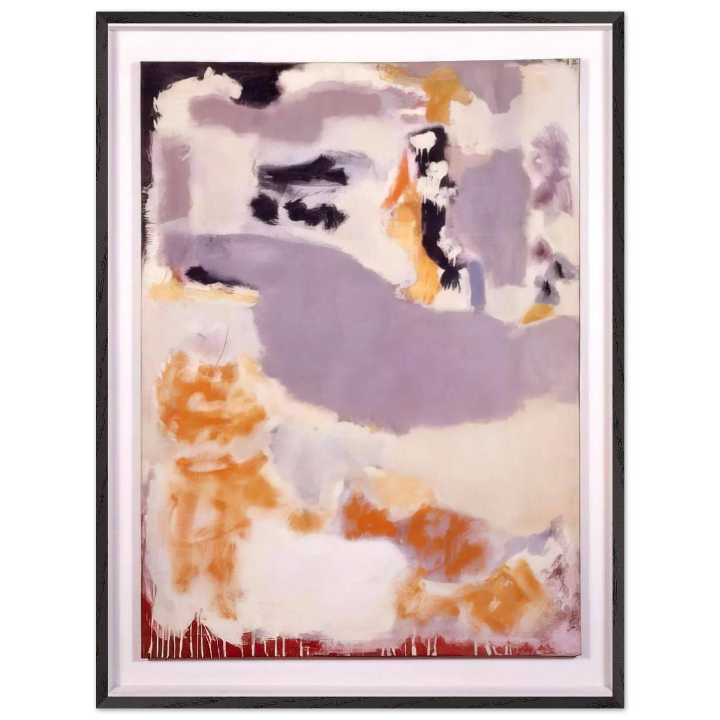 Mark Rothko - Untitled 14B - 1947 Wall Art - 21x29.7 cm / 8x12" - Premium Wooden Framed Poster With Fine Art Paper - Black frame