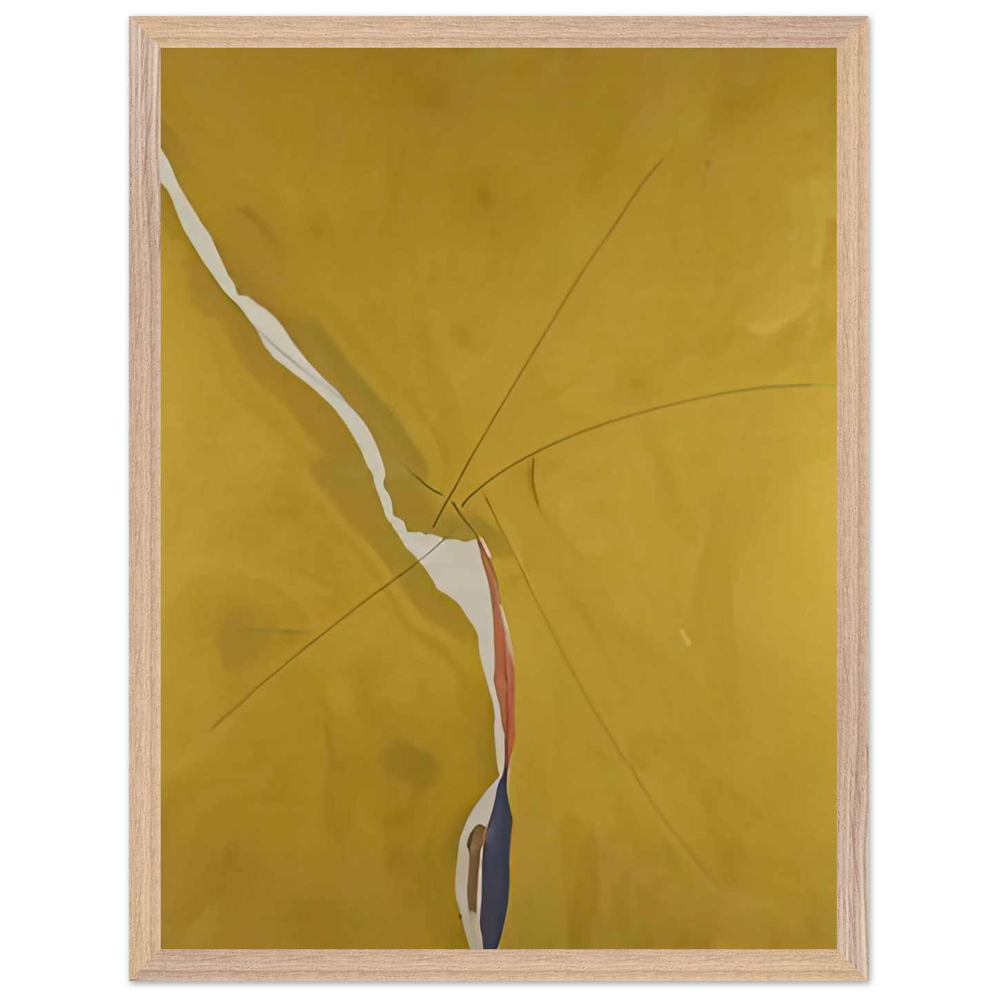 Helen Frankenthaler - Sesame, 1970- Wall Art - 30x40 cm / 12x16 inches - Premium Wooden Framed Poster With Fine Art Paper - Wood frame