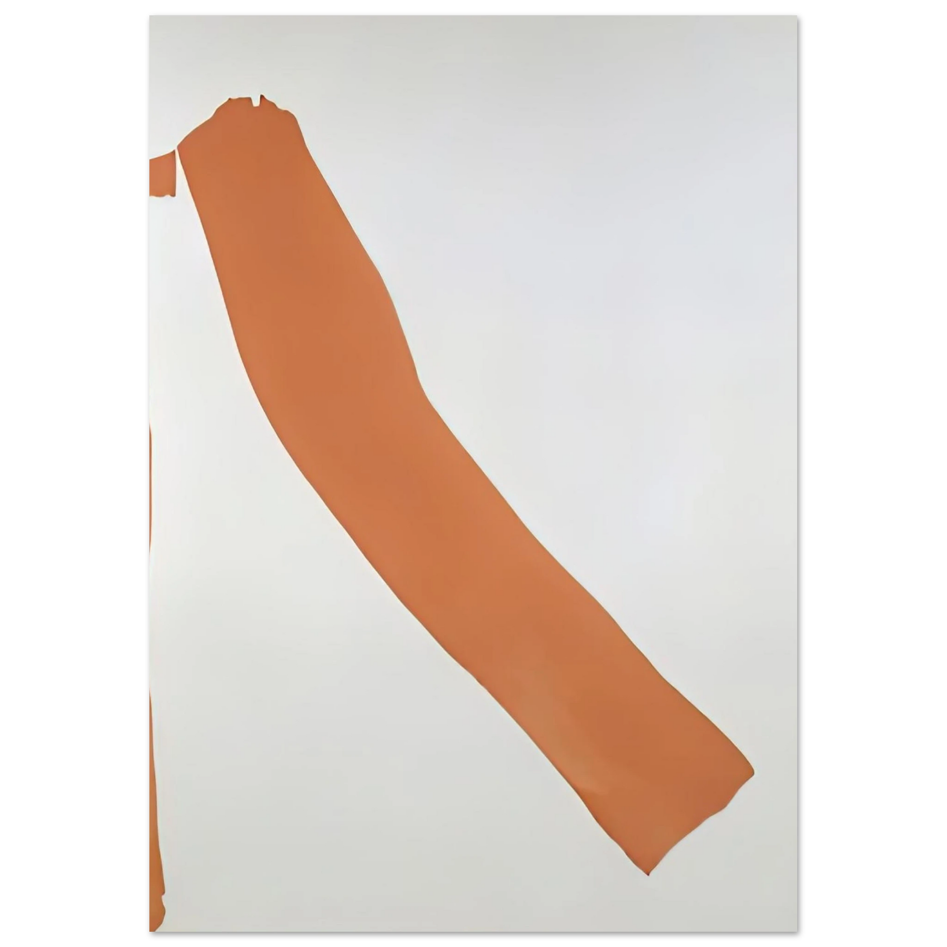 Helen Frankenthaler - Stride, 1969- Wall Art - 60x80 cm / 24x32 inches - Premium Wooden Framed Poster With Fine Art Paper - White frame