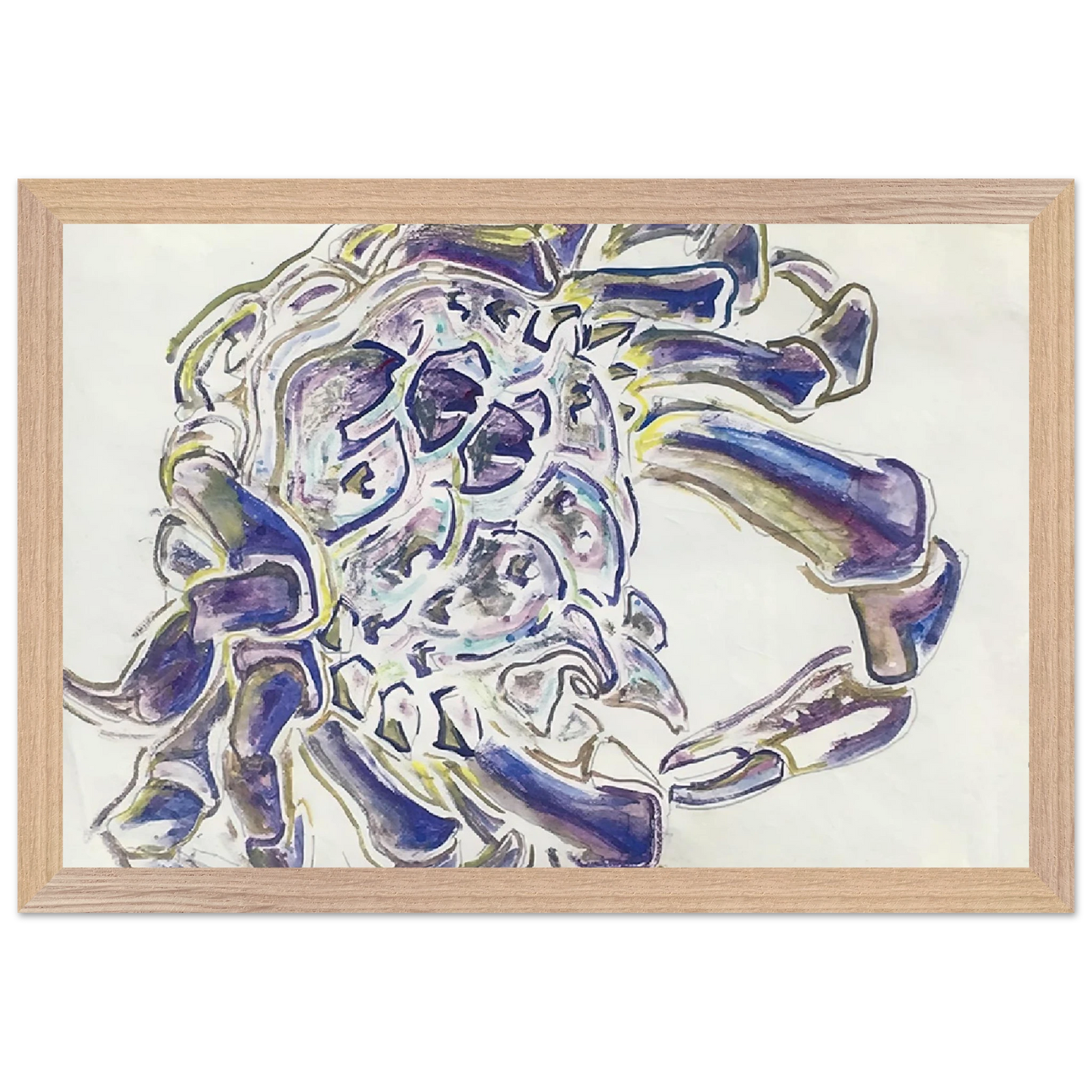 Walter Inglis Anderson - Walter Anderson Wall art - 28x43  cm / XL (11x17 inches) - Premium Wooden Framed Poster With Fine Art Paper - Wood frame
