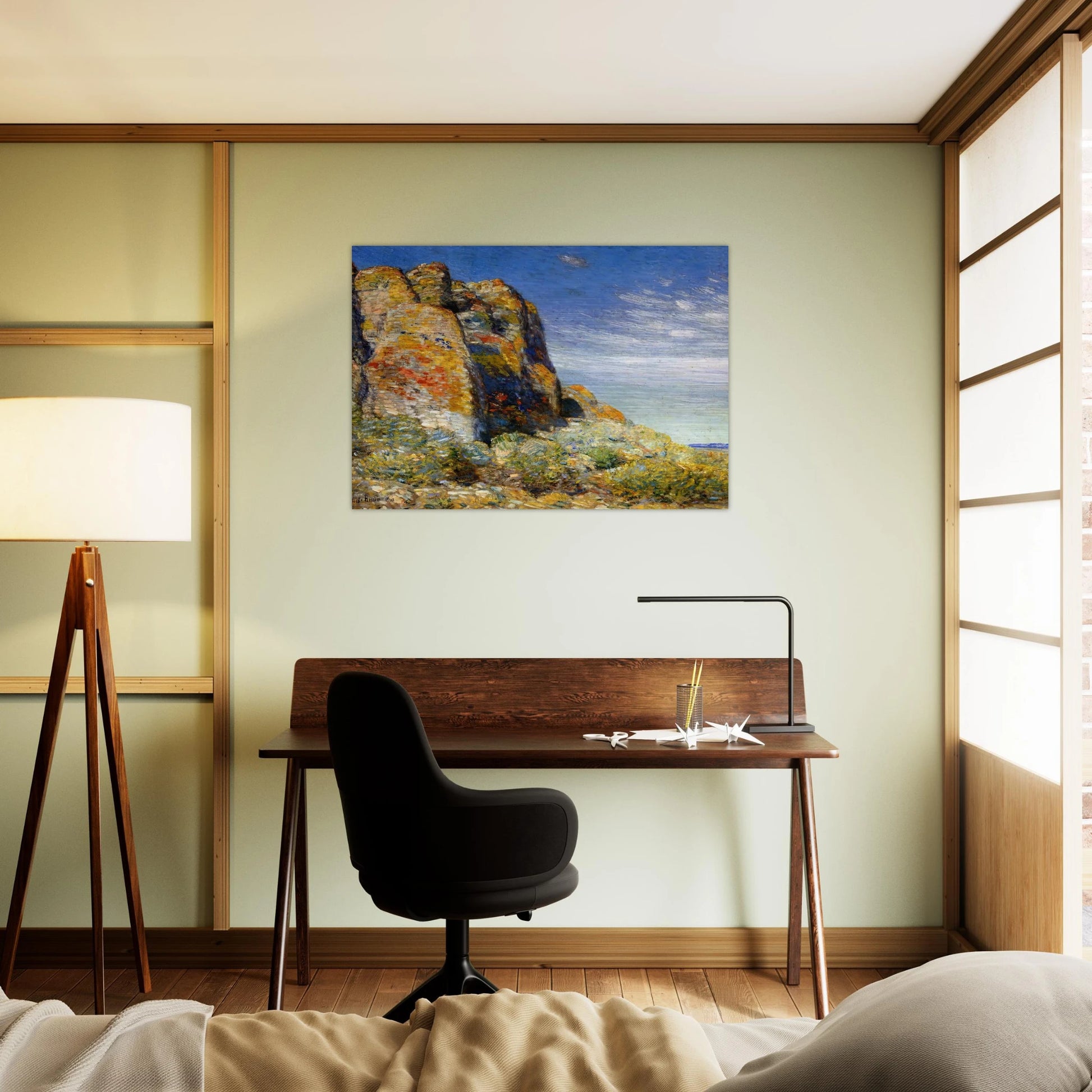 Harney Desert 02 - Childe Hassam Brushed Aluminum Print - 70x100 cm / 28x40 inches | Childe Hassam Aluminum Print | Childe Hassam Prints