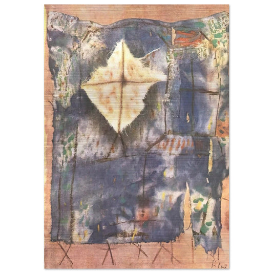 RAVAGED LAND 1921 - Paul Klee Brushed Aluminum Print - 70x100 cm / 28x40 inches | Paul Klee Aluminum Print | Paul Klee Prints