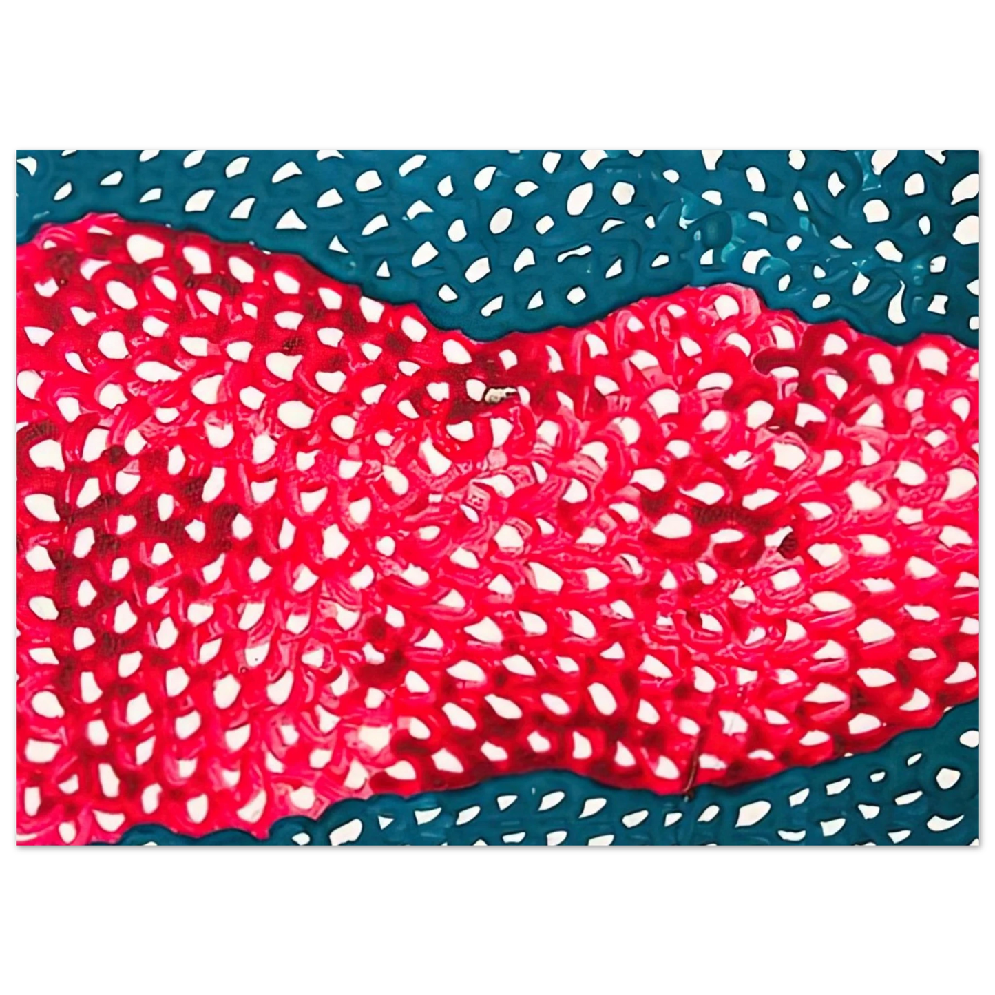 Yayoi Kusama - WAVES 1953 Fine Art Poster - 40x60 cm / 16x24 inches