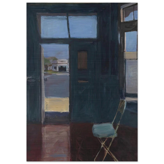 Interior with Doorway - Richard Diebenkorn Brushed Aluminum Print - 70x100 cm / 28x40 inches | Richard Diebenkorn Aluminum Print | Richard Diebenkorn Prints