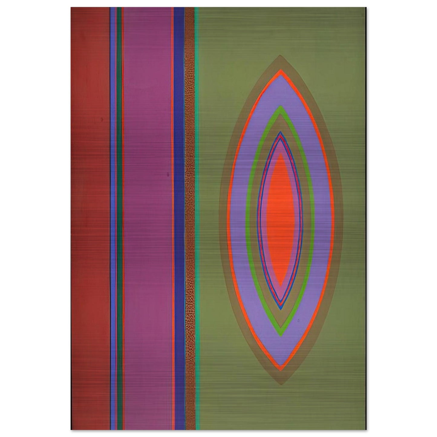 RVG - 1966 - John Ferren Brushed Aluminum Print - 70x100 cm / 28x40 inches | John Ferren Aluminum Print | John Ferren Prints