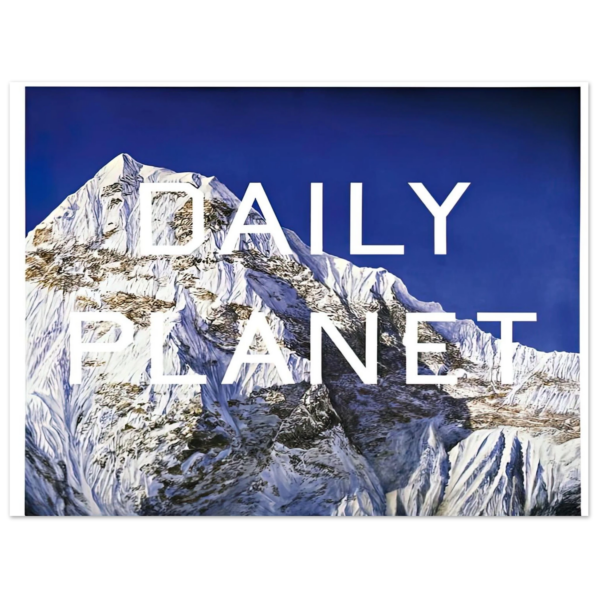 Edward Ruscha - DAILY PLANET 2003 Fine Art Poster - Default Title