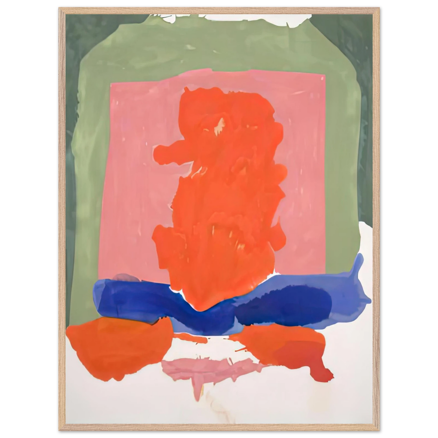 Helen Frankenthaler - Small's Paradise, 1964- Wall Art - 30x40 cm / 12x16 inches - Premium Wooden Framed Poster With Fine Art Paper - Wood frame