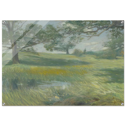 Meadows - Childe Hassam Acrylic Print - 70x100 cm / 28x40″ inches | Childe Hassam Wall Art | Childe Hassam Prints