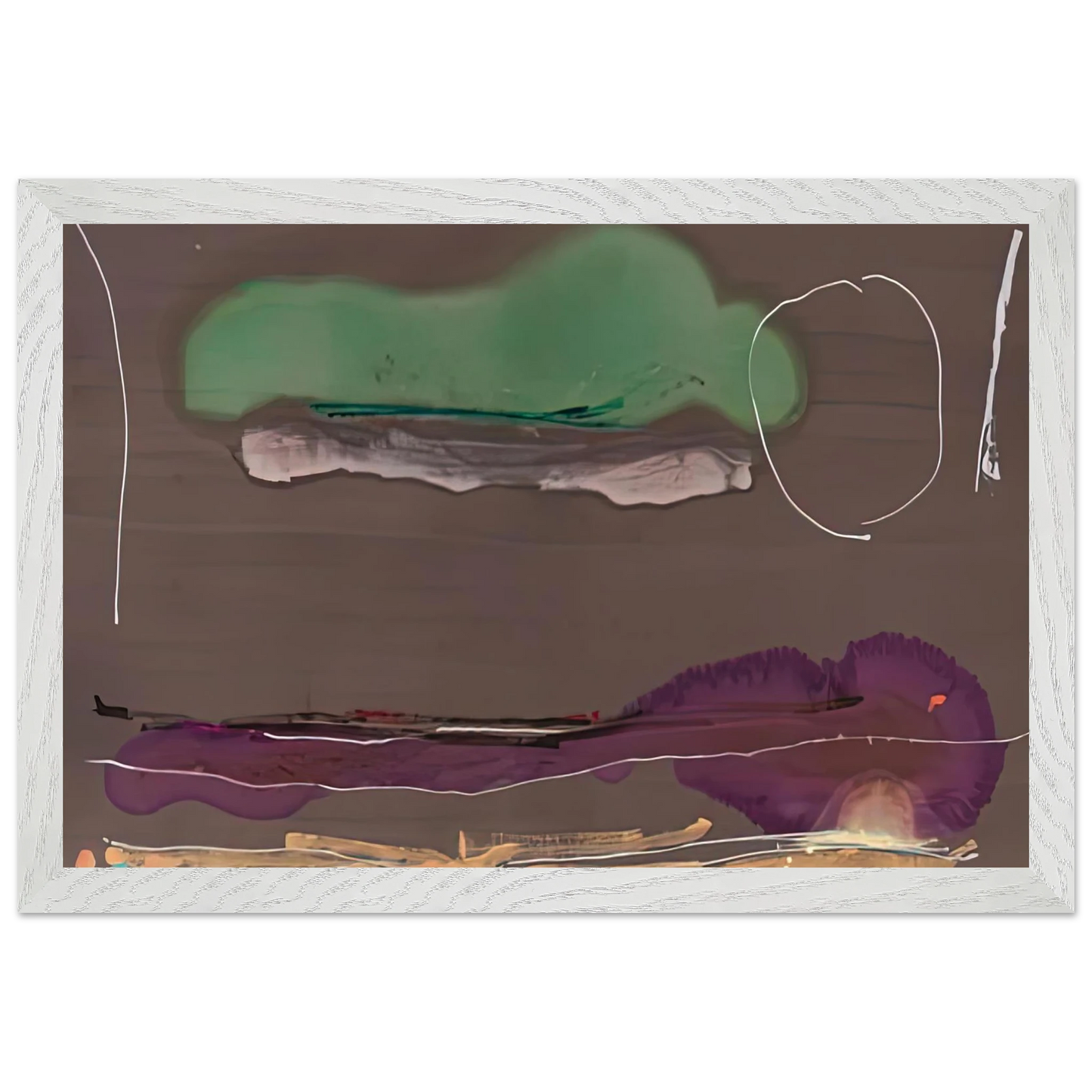 Helen Frankenthaler - Madrid, 1984- Wall Art - 28x40 inches / 70x70 cm - Canvas (Imperial) - -