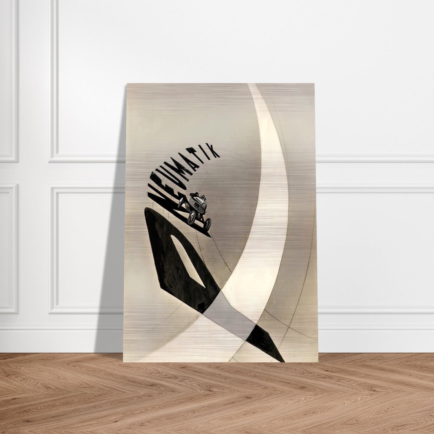 Pneumatik - Laszlo Moholy-Nagy Brushed Aluminum Print - 70x100 cm / 28x40 inches | Laszlo Moholy-Nagy Aluminum Print | Laszlo Moholy-Nagy Prints