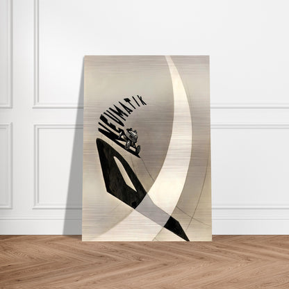 Pneumatik - Laszlo Moholy-Nagy Brushed Aluminum Print - 70x100 cm / 28x40 inches | Laszlo Moholy-Nagy Aluminum Print | Laszlo Moholy-Nagy Prints