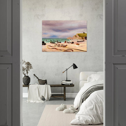 ROPES ON THE BEACH AT ETRETAT 1920 - Henri Matisse Brushed Aluminum Print - 70x100 cm / 28x40 inches | Henri Matisse Aluminum Print | Henri Matisse Prints