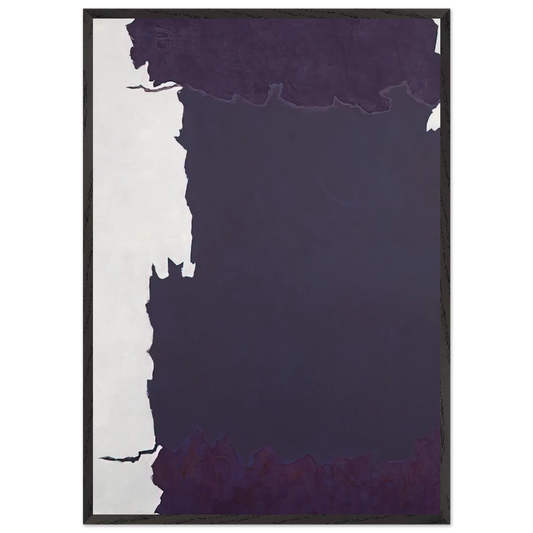 Infinity Field Creten Series Rizitika 4 - 1983 - Theodoros Stamos Framed Art Print – Black Wooden Frame - Default Title - -Framed Art Print