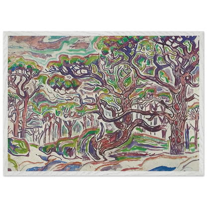 Walter Inglis Anderson - Walter Anderson Wall art - A2 (42 x 59.4  cm) - Premium Wooden Framed Poster With Fine Art Paper - Black frame