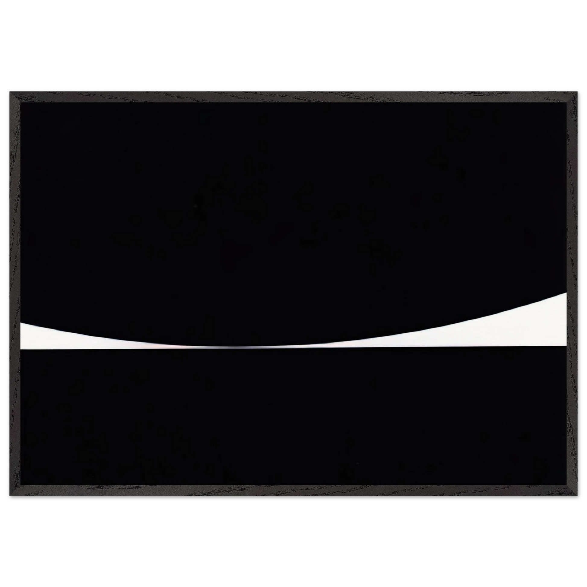 KISS 1961 - Bridget Riley Framed Art Print – Black Wooden Frame - Default Title - -Framed Art Print
