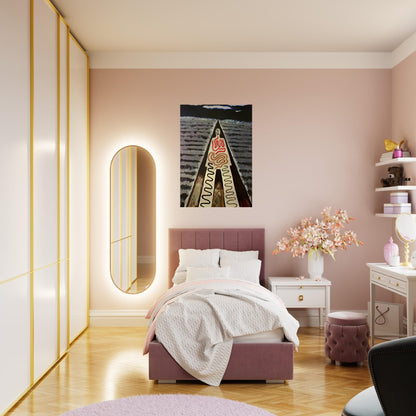 A NIGHT AT SAINT JEAN - Man Ray Brushed Aluminum Print - 70x100 cm / 28x40 inches | Man Ray Aluminum Print | Man Ray Prints