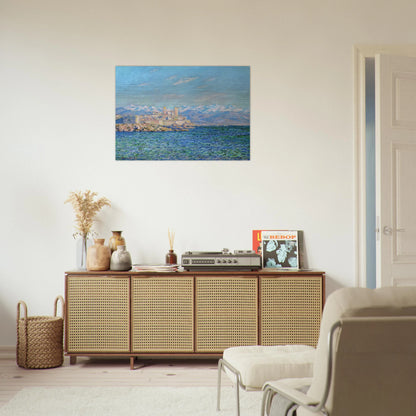 Antibes, Afternoon Effect - claude monet Brushed Aluminum Print - 70x100 cm / 28x40 inches | claude monet Aluminum Print | claude monet Prints