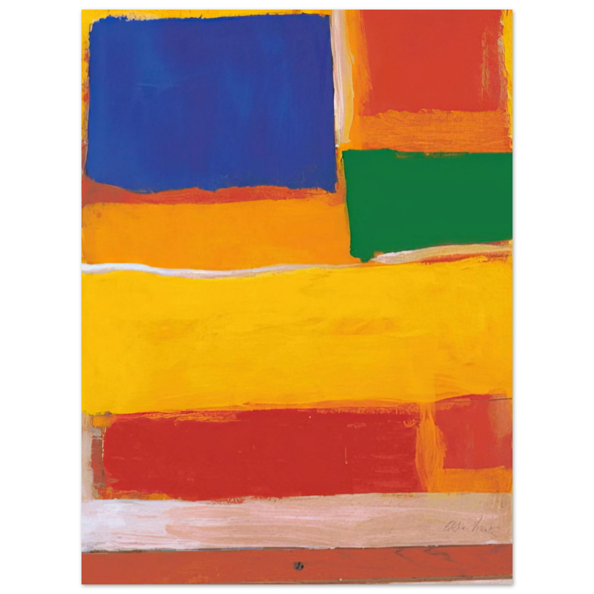 Esteban Vicente - UNTITLED 1986 Fine Art Poster - Default Title