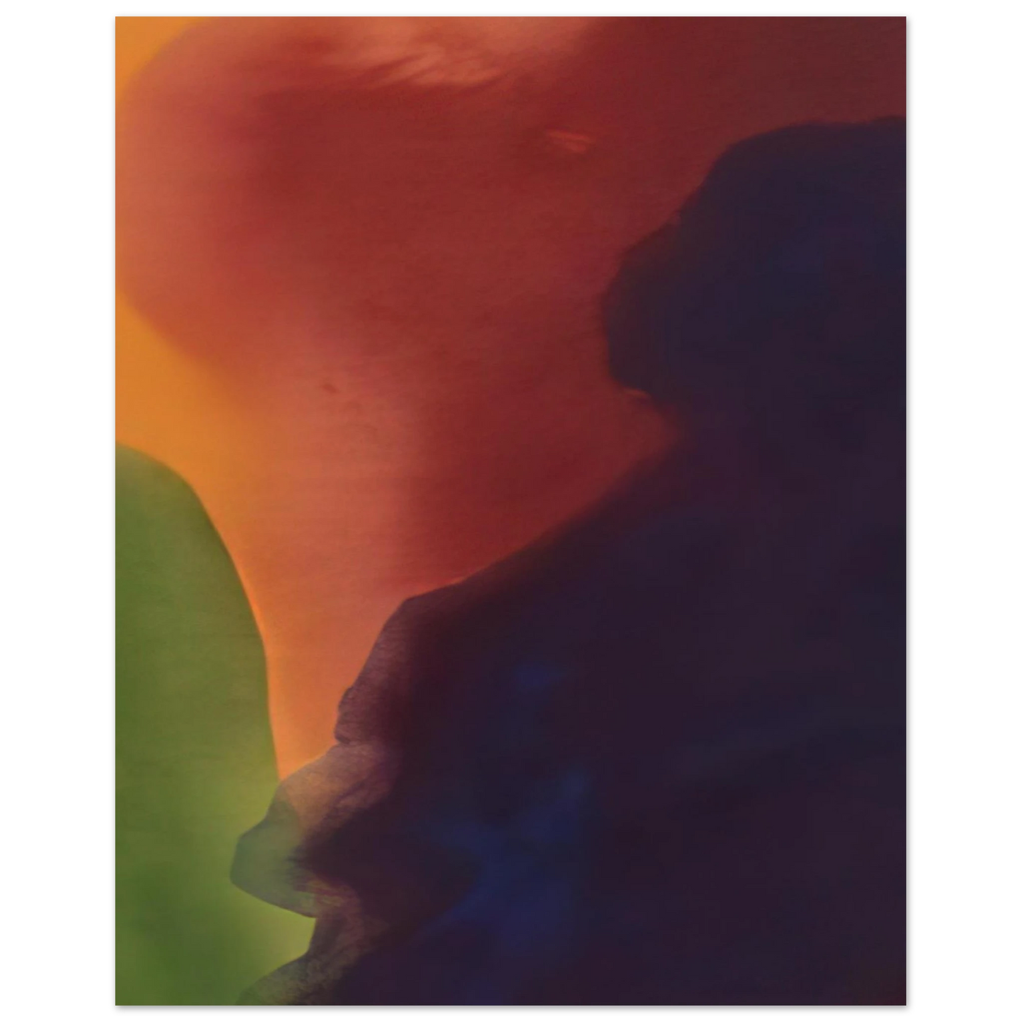 Helen Frankenthaler - Blue Atmosphere III - 1963 Wall art - 40x60 cm / 16x24 inches - Fine Art Poster - -