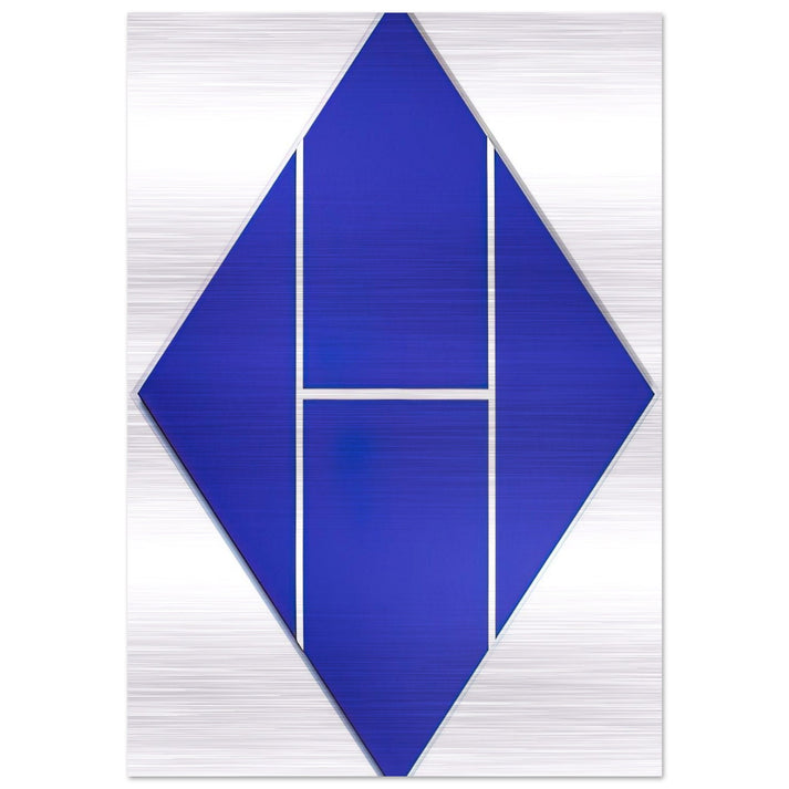 Cobalt - 1982 - Carmen Herrera Brushed Aluminum Print - 70x100 cm / 28x40 inches | Carmen Herrera Aluminum Print | Carmen Herrera Prints