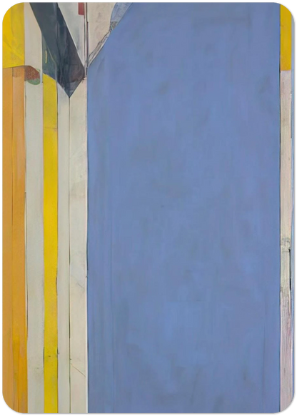 Ocean Park #139 By Richard Diebenkorn Pack of 10 Post Cards | Richard Diebenkorn Post Cards | A6 (10.5 x 14.8 cm) - 4.1 x 5.8 inches