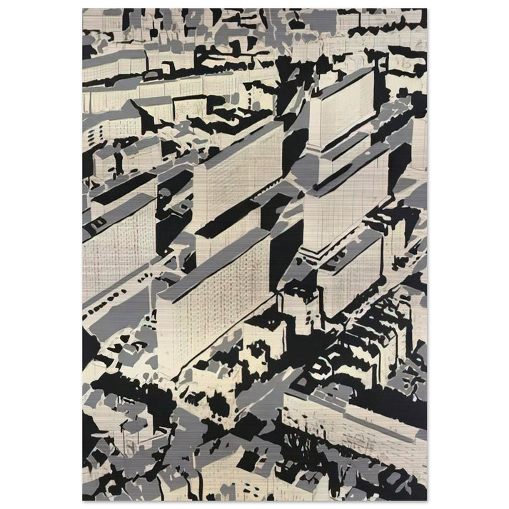 OWNSCAPE HA 1968 - Gerhard Richter Brushed Aluminum Print - 70x100 cm / 28x40 inches | Gerhard Richter Aluminum Print | Gerhard Richter Prints