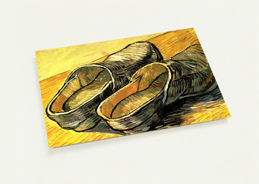 A Pair of Leather Clogs By Vincent van Gogh Pack of 10 Post Cards | Vincent van Gogh Post Cards | A6 (10.5 x 14.8 cm) - 4.1 x 5.8 inches
