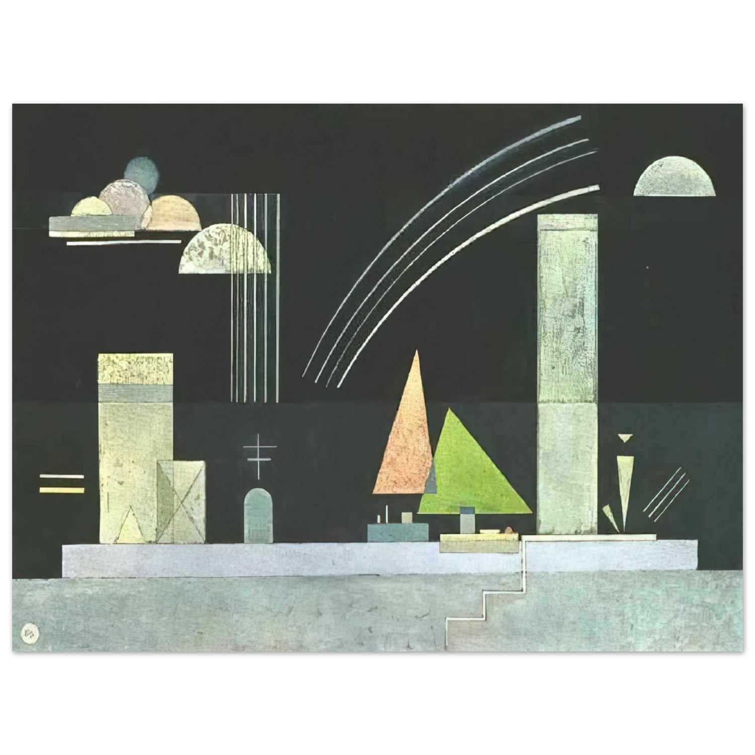 Wassily Kandinsky - AT REST  75x100 cm / 30x40inches Fine Art Poster