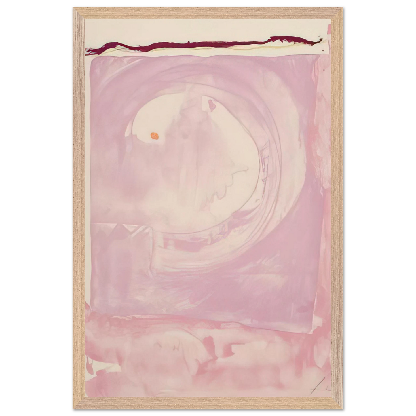 Helen Frankenthaler - Reflections IX - 1995 Wall art - 45x60 cm / 18x24 inches - Fine Art Poster - -