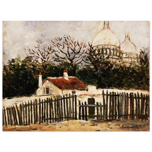 Maurice Utrillo - SACRE COEUR 2 Fine Art Poster - Default Title