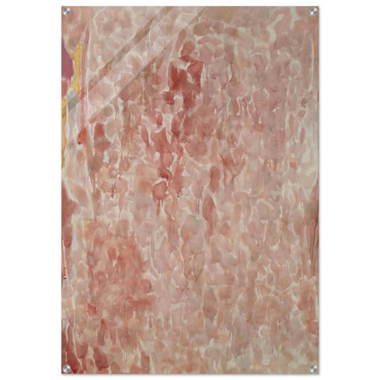 Red and Pink - Sam Francis Acrylic Print - 70x100 cm / 28x40″ inches