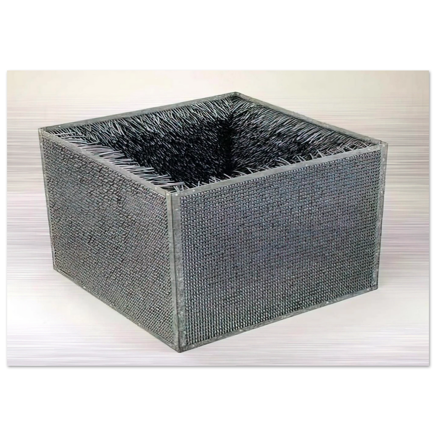 ACCESSION II 1968 - Eva Hesse Brushed Aluminum Print - 70x100 cm / 28x40 inches | Eva Hesse Aluminum Print | Eva Hesse Prints