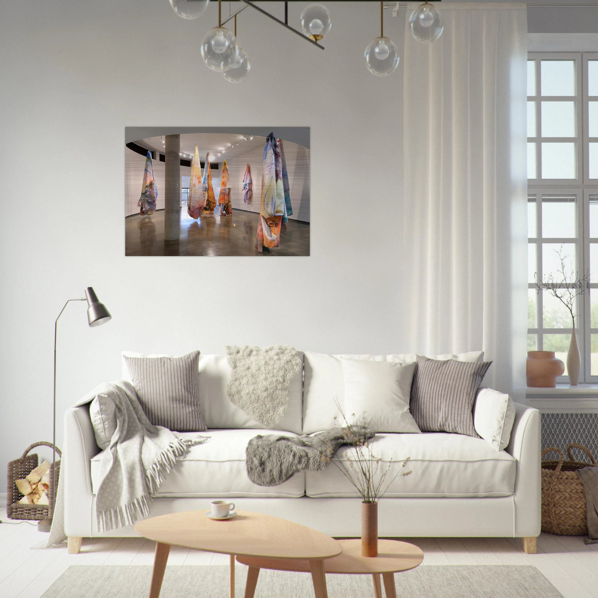 Close to Trees - Sam Gilliam Brushed Aluminum Print - 70x100 cm / 28x40 inches | Sam Gilliam Aluminum Print | Sam Gilliam Prints