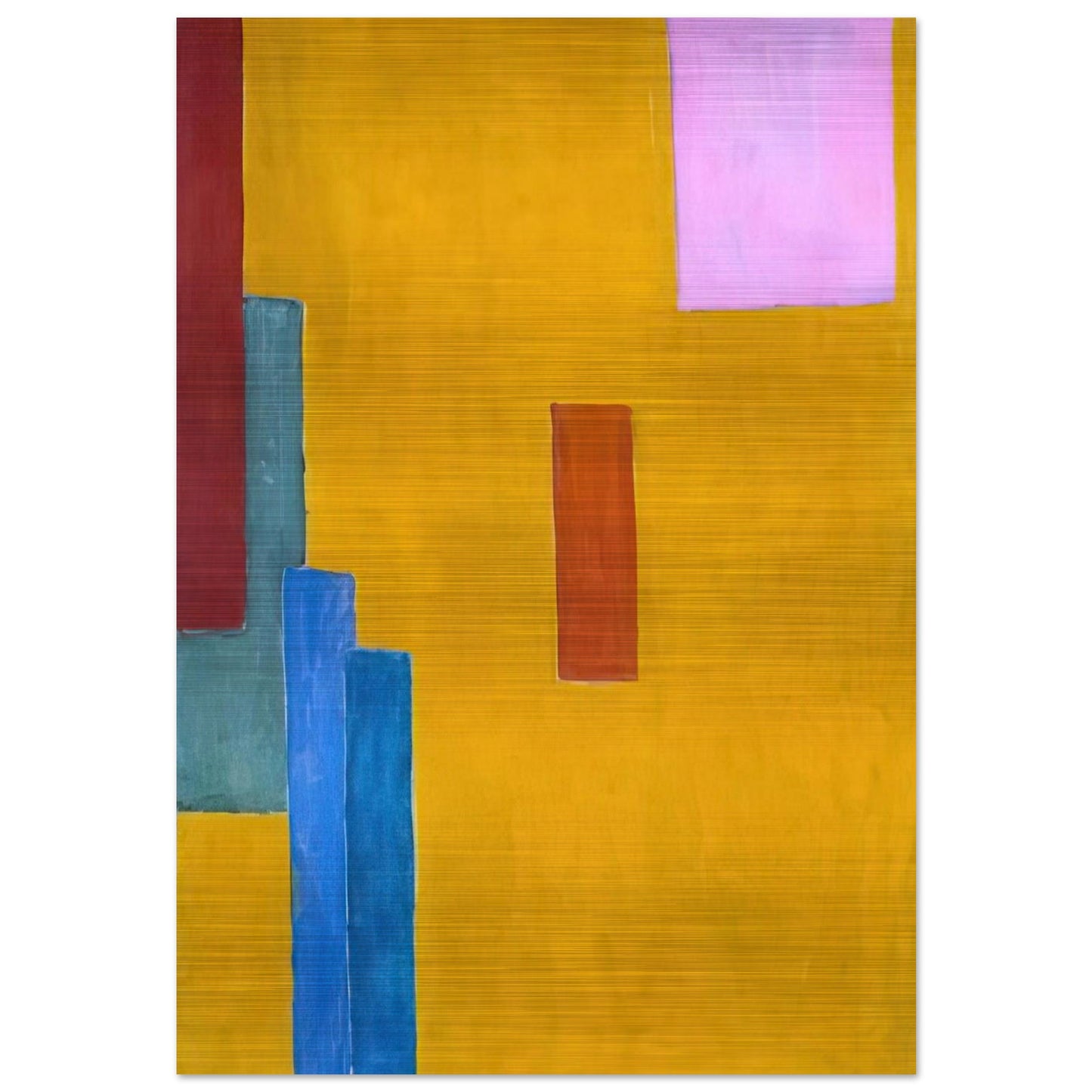 ABSTRACT PAINTING 1914 - Vanessa Bell Brushed Aluminum Print - 70x100 cm / 28x40 inches | Vanessa Bell Aluminum Print | Vanessa Bell Prints