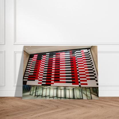 MANHATTAN 1963 - Josef Albers Brushed Aluminum Print - 70x100 cm / 28x40 inches | Josef Albers Aluminum Print | Josef Albers Prints