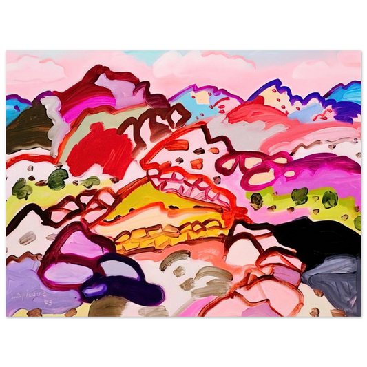 Charles Lapicque - Paysage en Castille - 1973 Fine Art Poster - Default Title