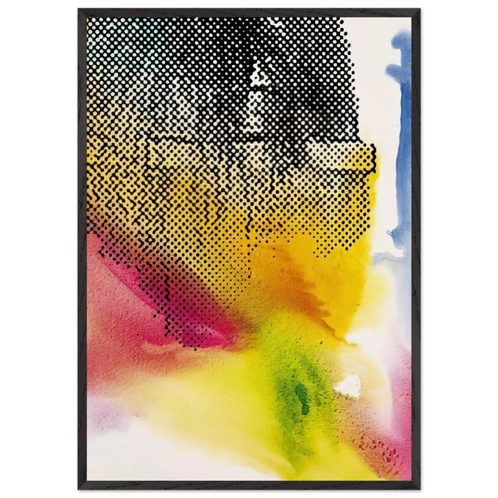 THE PLANT - Sigmar Polke 70x100 cm / 28x40 inches Framed Art Print – Black Wooden Frame