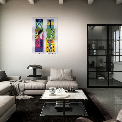 THE MARITIME WILDLIFE 1950 - Henri Matisse Brushed Aluminum Print - 70x100 cm / 28x40 inches | Henri Matisse Aluminum Print | Henri Matisse Prints