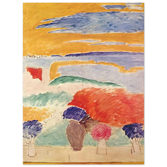 Henri Matisse - OPEN WINDOW AT TANGIER 1913 Fine Art Poster - Default Title