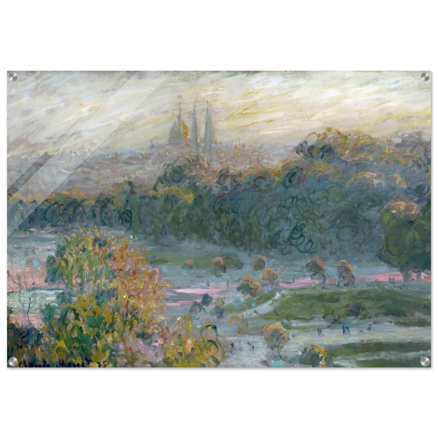 The Tuileries Study - claude monet Acrylic Print - 70x100 cm / 28x40″ inches