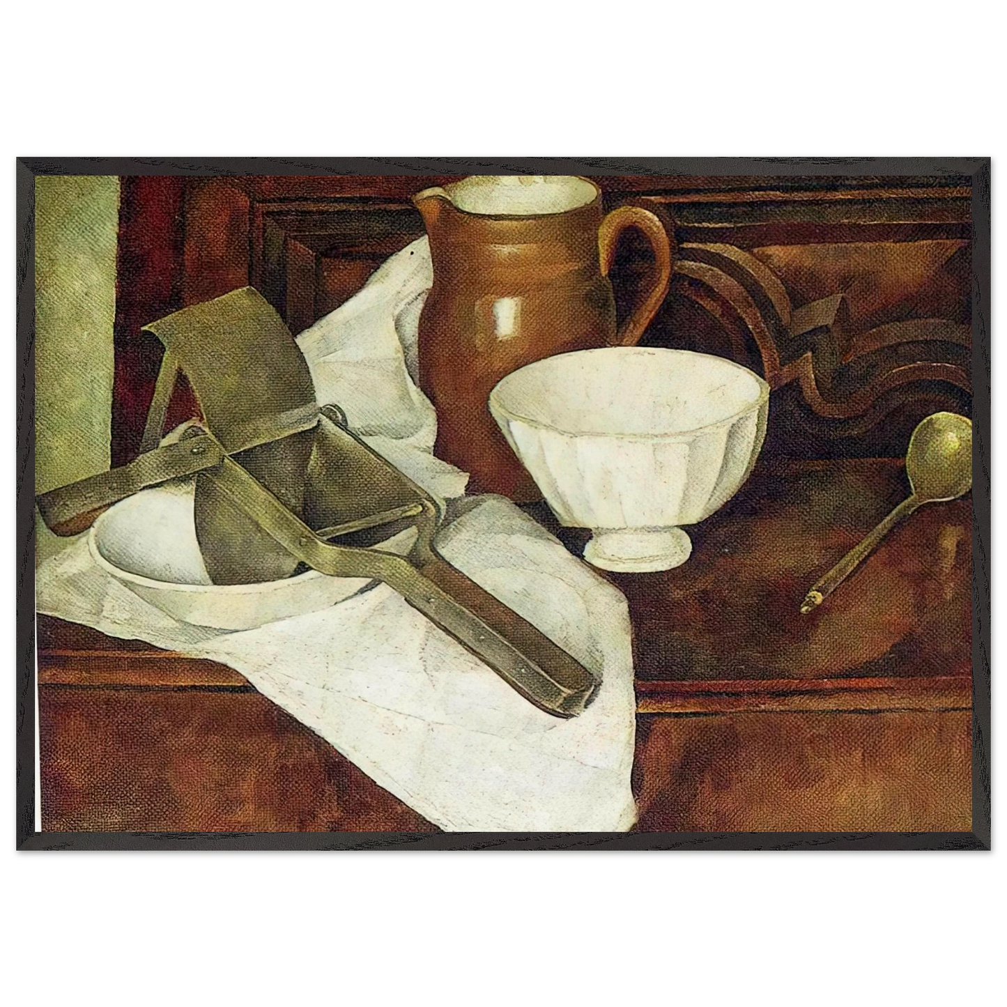 NOTDETECTED213128 - Diego Rivera Framed Art Print – Black Wooden Frame - Default Title - -Framed Art Print