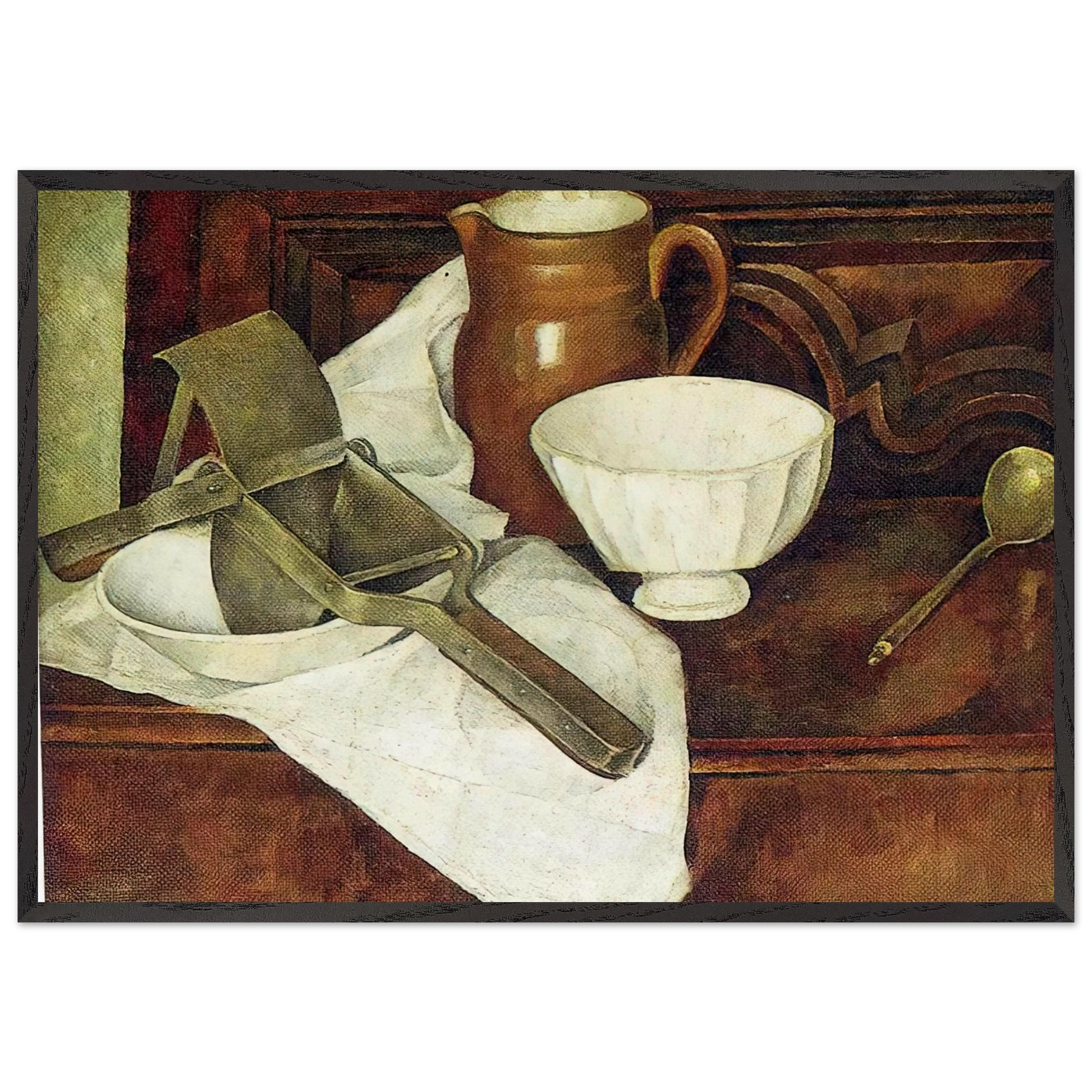 NOTDETECTED213128 - Diego Rivera Framed Art Print – Black Wooden Frame - Default Title - -Framed Art Print