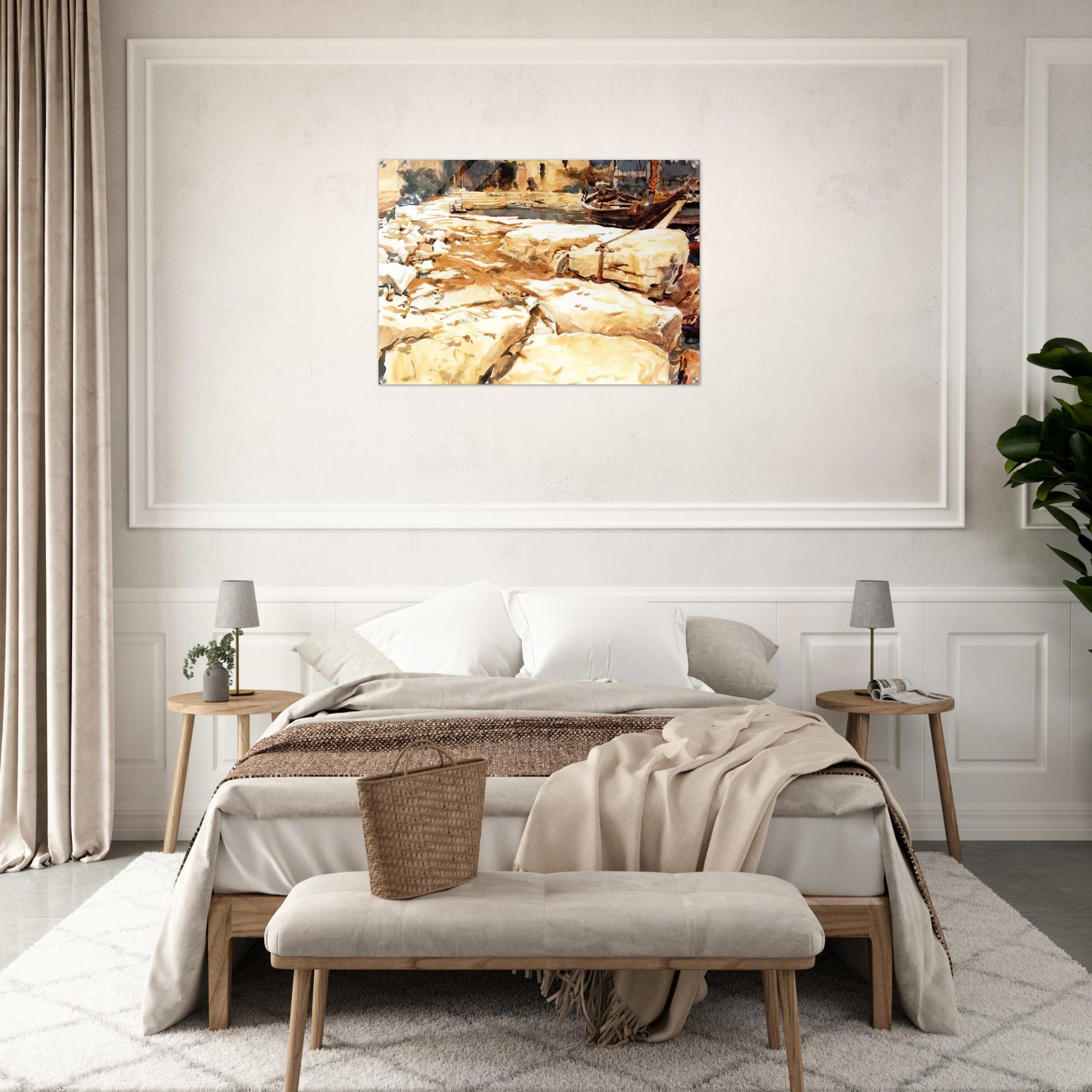 San Vigilio - John Singer Sargent Acrylic Print - 70x100 cm / 28x40″ inches | John Singer Sargent Wall Art | John Singer Sargent Prints