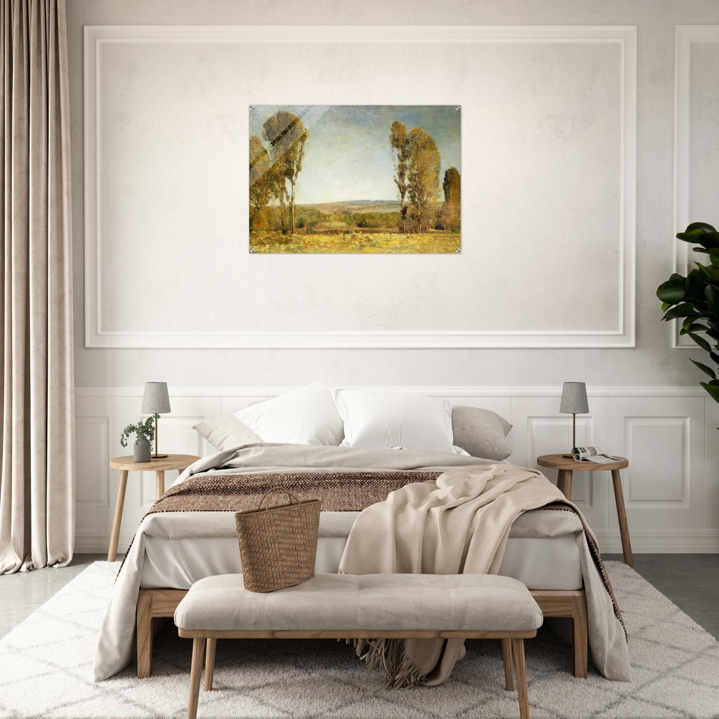 Golden Afternoon - Childe Hassam Acrylic Print - 70x100 cm / 28x40″ inches